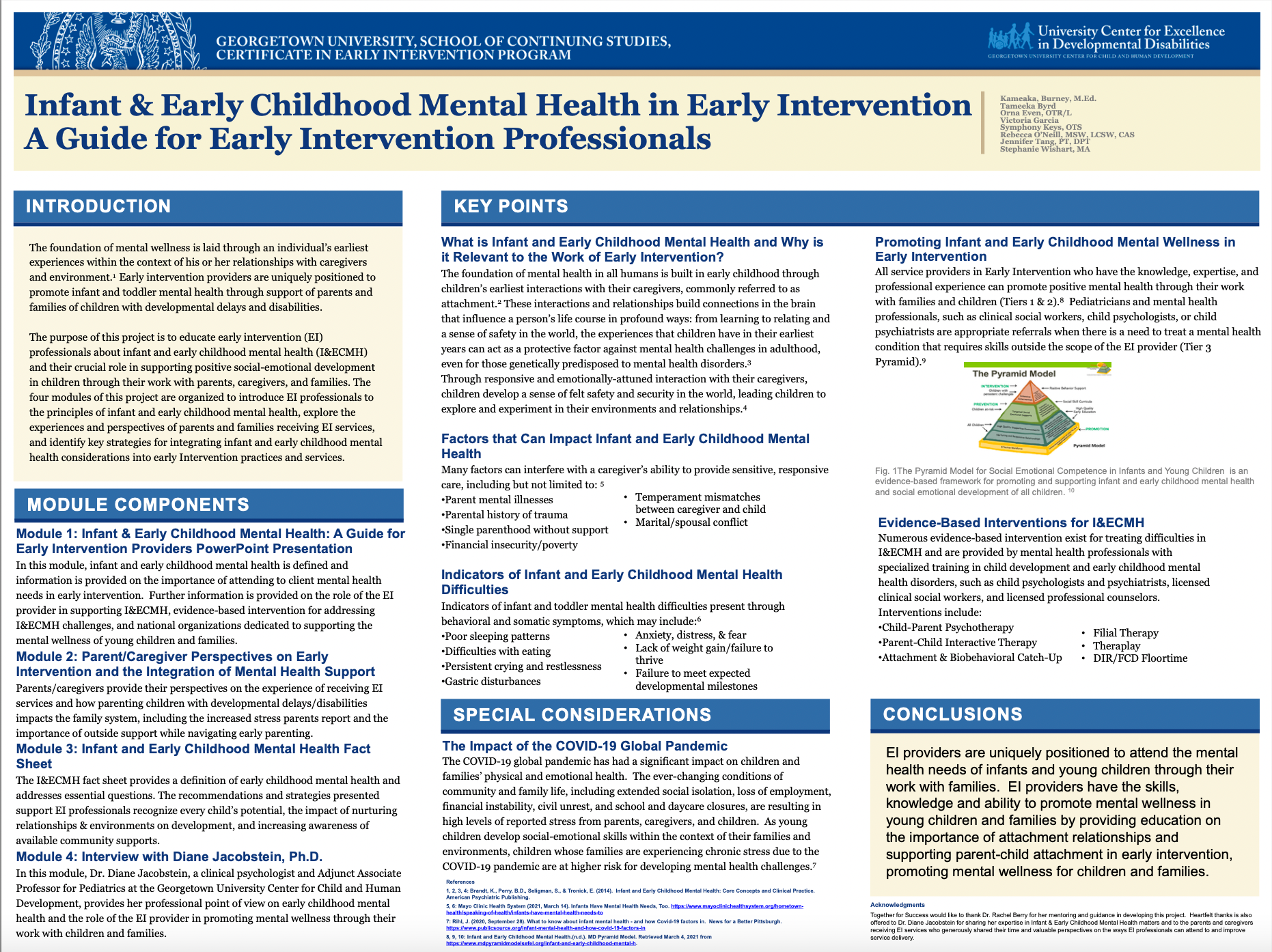 early childhood education capstone project ideas